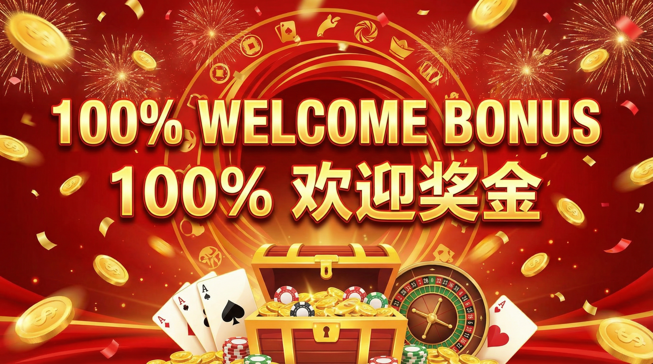 888集团首存100%欢迎奖金促销活动横幅